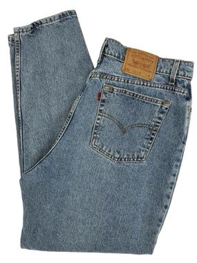 Levi’s 522 Womens 90s Vintage Tapered Denim Jeans Size 20 36x30 Cotton USA